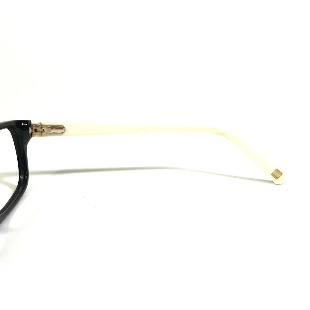 Nine West Eyeglasses Frames NW5134 001 Black Ivory Cat Eye Full Rim 52-16-135 - Picture 7 of 13